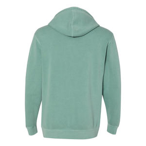 Sweat à capuche personnalisé pour hommes 100% coton éponge française lavé en détresse lavé à l'acide style vintage pull d'hiver vierge - Product Image 6