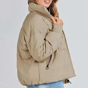 Doudounes pour femmes de bonne qualité Vestes gonflables à fermeture éclair imperméables et élégantes nouveau design pour femmes à vendre - Product Image 5