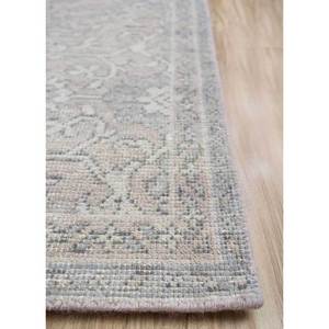 Tapis en laine noué à la main Erbe Ivory GS-11 à motif médaillon pour salon ou couloir, tapis rectangulaires Jaipur ZA - Product Image 4