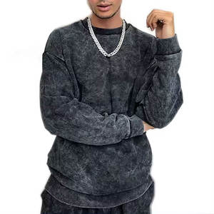 เสื้อฮู้ดผู้ชายระบายอากาศได้ดีมีกระเป๋าแบบใหม่ผ้าซักแบบมีกรด - Product Image 3