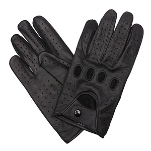 Gants de conduite en cuir Logo personnalisé de haute qualité en cuir Meilleur matériau Oem Odm In Multi Color Driving Gloves - Product Image 2