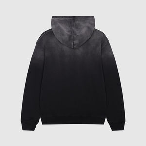 Hip Hop Streetwear surdimensionné de haute qualité Y2k personnalisation poids lourd impression graphique hommes lavage à l'acide à capuche - Product Image 5