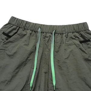 Pantalones cortos de malla holgados informales para hombre para verano al aire libre Chic Street Style con cordón y bolsillos para correr - Product Image 3