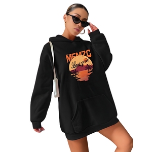Ropa al por mayor para mujer, Sudadera con capucha elegante de alta calidad, fabricante de sudaderas con capucha de gran tamaño personalizadas para mujer de Bangladesh - Product Image 3