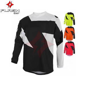 Maillot de motocross personnalisé de haute qualité, impression par transfert thermique, tissu respirant, vêtements de sport d'hiver durables, vêtements de course automobile - Product Image 6