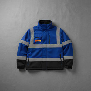 เสื้อแจ็คเก็ตทำงานฤดูหนาวแบบกันน้ำสะท้อนแสงสำหรับงานรักษาความปลอดภัยและก่อสร้าง  OEM/ODM - Product Image 1