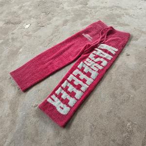 Pantalones Acampanados de Mohair de Punto Personalizados, Fabricante de Pantalones Deportivos Acampanados de Mohair de Tacto Suave para Hombre - Product Image 3