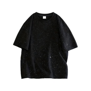 เสื้อยืดลำลองสตรีทแวร์พลอยเทียมออกแบบได้ตามต้องการ - Product Image 1