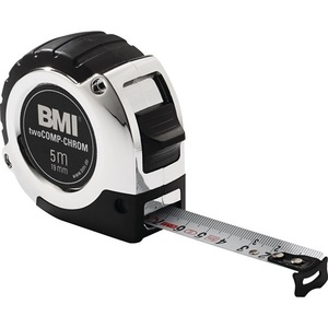 TwoCOMP 3m Pocket Tape Measure 16mm Plastic <b>Automatic</b> BMI EC II Length Width Measurement Tool - Product Image 1