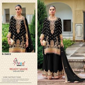 Collection de costumes Salwar pakistanais prêts à l'emploi Catalogue complet disponible au tarif de gros collection de vêtements de fête - Product Image 2