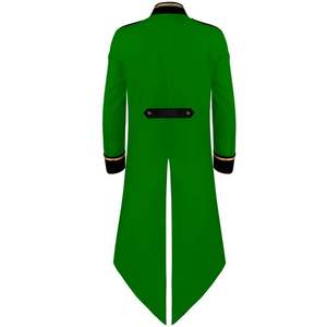 Full length <b>gothic</b> overcoat for <b>men</b> with flowing design traditional button closure and warm inner lining for outdoor - Product Image 6