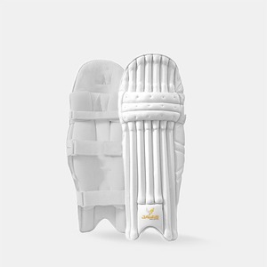 Protector de Bateo de Cricket de Primera Calidad, Fabricado con Cuero y Algodón, Diseño Liso, Color Blanco, para Jugadores Adultos - Product Image 6