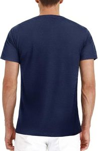 Chemises Henley décontractées à manches courtes pour hommes, t-shirts à boutons tendance avec poche - Product Image 5