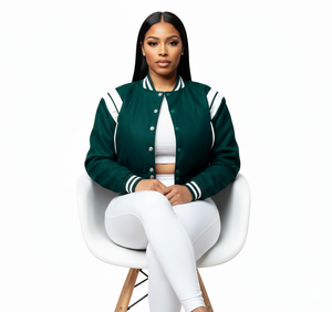 เสื้อแจ็คเก็ตบอมเบอร์ผู้หญิงแบบกระดุมเดียว ผ้าหนังแกะ ลายสก็อต ระบายอากาศได้ดี ผ้าฝ้ายเป็นมิตรกับสิ่งแวดล้อม กันลม ความยาวปกติ สำหรับฤดูหนาว สไตล์วาร์ซิตี้ - Product Image 5