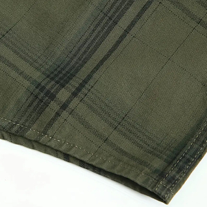 Men's Lightweight <b>Linen</b> Flannel Cargo Shirts Quick-Drying Long Sleeve Tactical Outdoor Casual Wear Spring <b>Yarn</b> Dyed Custom Logo - Product Image 5