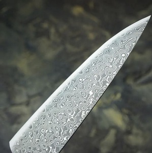 Random Damascus มีดทำครัวสำหรับเชฟ,มีดทำครัวคุณภาพเยี่ยมมีดทำครัวทำจากเหล็กดามัสกัสด้ามจับไม้ Wangy - Product Image 5