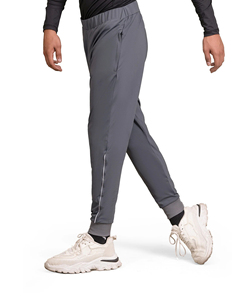 กางเกงจ็อกเกอร์เอวกลางของผู้ชายกางเกงวิ่งน้ำหนักเบาแห้งเร็วแนวสปอร์ตสไตล์ลำลองพร้อมฝาปิดเอวยางยืด - Product Image 3