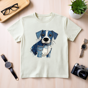 T-Shirt Unisex 100% Cotone 210GSM Stile Casual Aderente con Design Personalizzato Stampato Metodo di Stampa DTG - Product Image 3