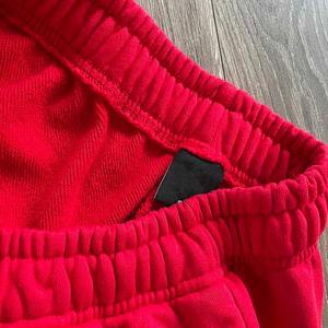 Streetwear 100% coton ourlet brut bord coupé lavage à l'acide pantalon en polaire évasé imprimé bouffant personnalisé jambe large pantalon de survêtement évasé pour hommes - Product Image 2