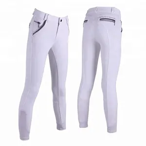 Vente en gros Confortable Equitation Protection Professionnelle Silicone Genou Patch Culotte Logo Personnalisé Jambières Chauffe-Jambes - Product Image 1
