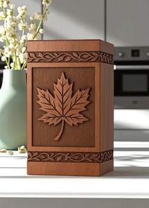 Trusted Manufacturer Large Decorative <b>Wooden</b> Cremation <b>Urn</b> <b>For</b> Human <b>Ashes</b> With Durable Construction <b>For</b> Memorial Use - Product Image 5