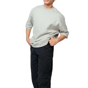T-shirts personnalisés pour hommes à manches courtes, 100% coton, tissus doux et confortables, vêtements d'été pour hommes, prix de gros - Product Image 4