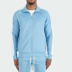 Nouveaux survêtements d'hiver 2026, logo personnalisé, survêtement de haute qualité, uni, blanc, ensemble jogging deux pièces, survêtement technique en molleton pour hommes - Product Image 2