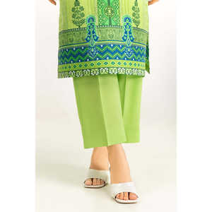 Traje de Jardín de 3 Piezas Verde para Mujer con Estampado y Decoración de Botones - Product Image 3