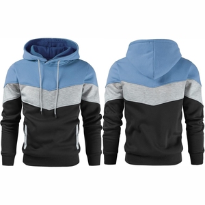 Vente en gros Sweats à capuche de qualité supérieure de couleur unie personnalisés imprimés et brodés pour hommes, confortables et décontractés - Product Image 5