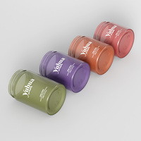 Pot à pilules en PET à large ouverture, mat, 80/100/120/150g, avec couvercle à vis, couleur personnalisée, emballage pharmaceutique pour soins de santé, vitamines