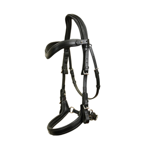 Bride de cheval Bride d'équitation en cuir Bride d'équitation réglable Bride d'entraînement durable Bride d'équitation confortable - Product Image 2