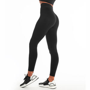 Venta al por mayor de la mejor calidad de diseño personalizado de las mujeres de mallas de poliéster Anti olor Anti UV mujeres gimnasio Yoga ropa deportiva mallas de las mujeres - Product Image 2