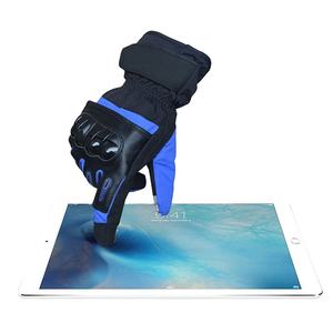 Guantes de Motocicleta para Invierno, Impermeables, Cálidos, de Cuero, con Cierre de Hebilla, Unisex, Antideslizantes, para Motocicleta Eléctrica - Product Image 4