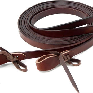 Riendas divididas de cuero pesado, peso de aceite pesado, rotas, riendas de cuero flexibles para Western Horse ProTack, - Product Image 1