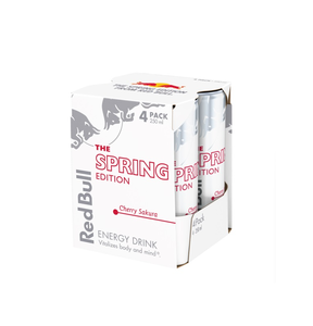 Bulk Wholesale Red Bulls The Spring Edition 2026 Sakura Cherry Sugar Free 24 Pack 250ml Cans 80mg Caffeine Per Can - Product Image 4