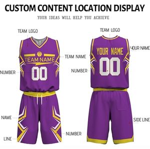 Nouveau style de kit d'uniforme de basket-ball pour hommes avec logo personnalisé uniforme de basket-ball de sublimation sportive de haute qualité à bas prix - Product Image 6