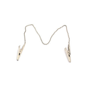 ที่ใส่ผ้ากันเปื้อนทางทันตกรรมแบบสแตนเลส ดีไซน์และขนาดสั่งทำได้ พร้อมสายโซ่เหล็กแบบลูกบอลยืดหยุ่น เป็นมิตรกับสิ่งแวดล้อม - Product Image 4