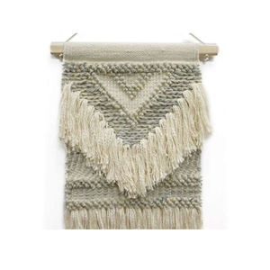 Belle tenture murale moderne en laine tissée à la main de conception Boho pour la décoration murale à bas prix - Product Image 3