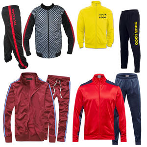 Nouvelle mode pour hommes 100% Polyester décontracté deux pièces ensemble vente en gros entraînement imperméable survêtements vêtements de Sport pour l'hiver grande taille - Product Image 3