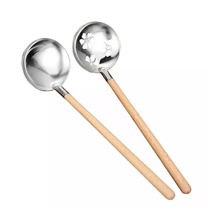 Juegos de cubiertos decorativos con acabado de nogal de madera de calidad Superior para el hogar, restaurante, vajilla, Catering, juego de cubiertos para servir - Product Image 5