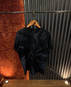 เสื้อยืดคอกลมแขนสั้นผ้าฝ้ายออร์แกนิคแบบสั่งตัดพิเศษสำหรับผู้ชายไซส์ใหญ่ น้ำหนัก 300 กรัม ผ้าซาตินกันยับ กันเป็นขุย สวมใส่สบาย - Product Image 6