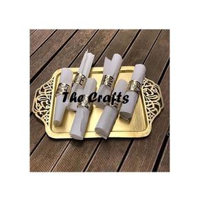 Plateau de service alimentaire au meilleur design en bois de couleur marron, accessoires de table, plateau de service pour desserts à vendre - Product Image 2