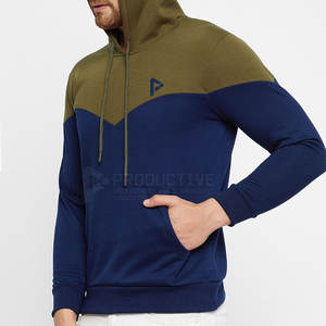 Sweats à capuche décontractés confortables de haute qualité pour hommes pour l'hiver Nouveau style Vente en ligne Sweatshirts teints en couleur unie - Product Image 4