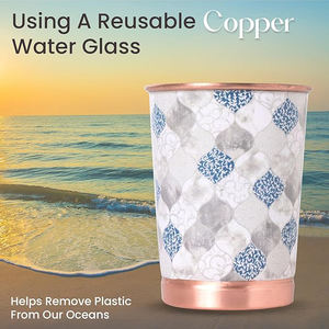 Conception imprimée en émail verre de cuivre pur taille personnalisée quantité en vrac qualité d'exportation prix raisonnable pour la maison cadeaux de mariage but - Product Image 5