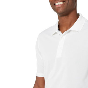 Polo de poliéster de alta calidad para hombre de moda Camiseta personalizada de manga corta para hombre Polo Estilo de verano con patrón sólido - Product Image 5