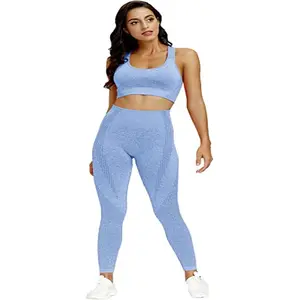 Wholesale Women Fashion Vest Set High Resilience Crop Top And Shorts Shock Absorption Traceless Ice Silk Bra Suit With Sports