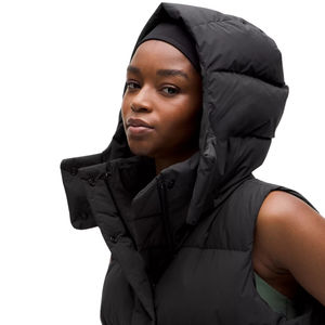 Chaleco Informal Ecuestre para Mujer, Chaleco Acolchado sin Mangas, Chaleco de Invierno Cálido de Nailon, Talla Grande, Personalizado, Transpirable, con Capucha - Product Image 6