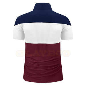เสื้อโปโลแขนสั้นน้ำหนักเบาสำหรับผู้ชาย เสื้อโปโลผู้ชายใส่สบาย เสื้อโปโลผู้ชาย MOQ ต่ำ - Product Image 3