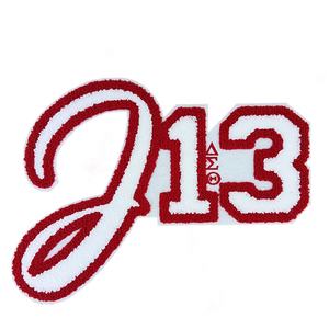 Sorority J13 Greek DST Letters Chenille <b>Patches</b> - Product Image 1