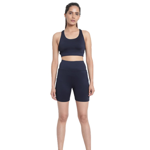Conjunto de Sujetador deportivo para correr y Yoga con estampado informal XL para mujer, ropa de gimnasio, cintura elástica transpirable corta - Product Image 4